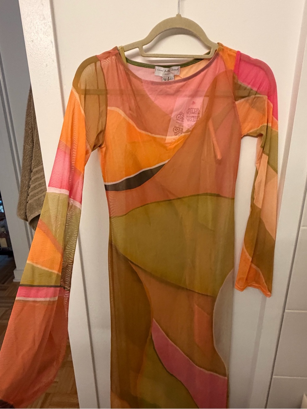 Never Fully Dressed Aria Mesh maxi dress
